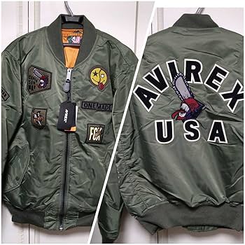 Amazon.co.jp: AVIREX USA/メンズM/限定品/チェンソーマン/ONE MADE